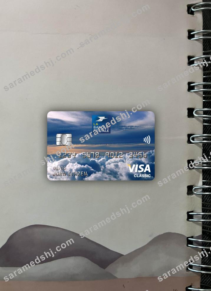 France La Banque Postale bank visa classic card photolook front